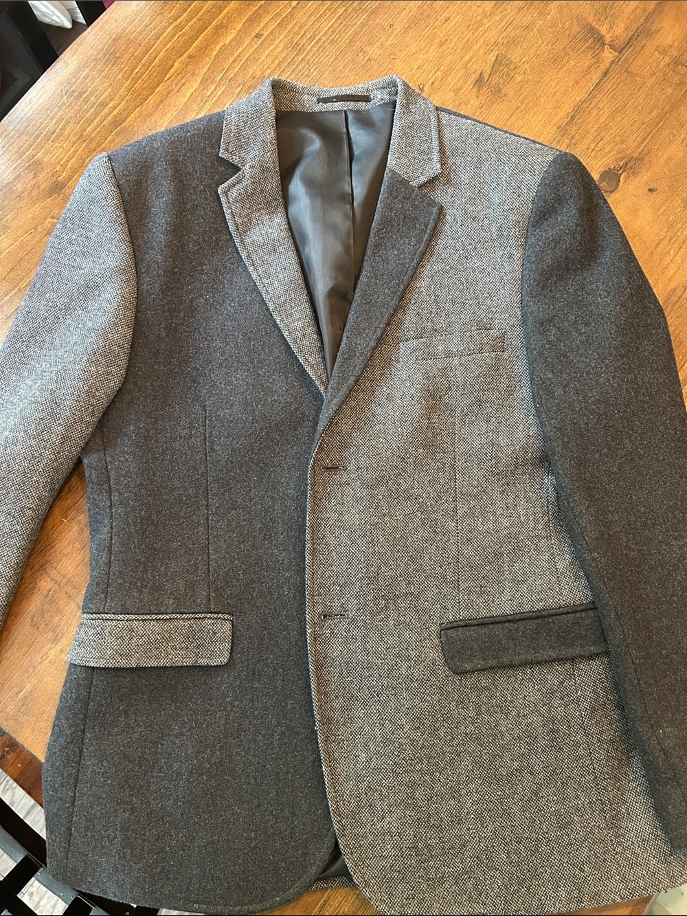 Topman Two-Tone Gray Sport Coat